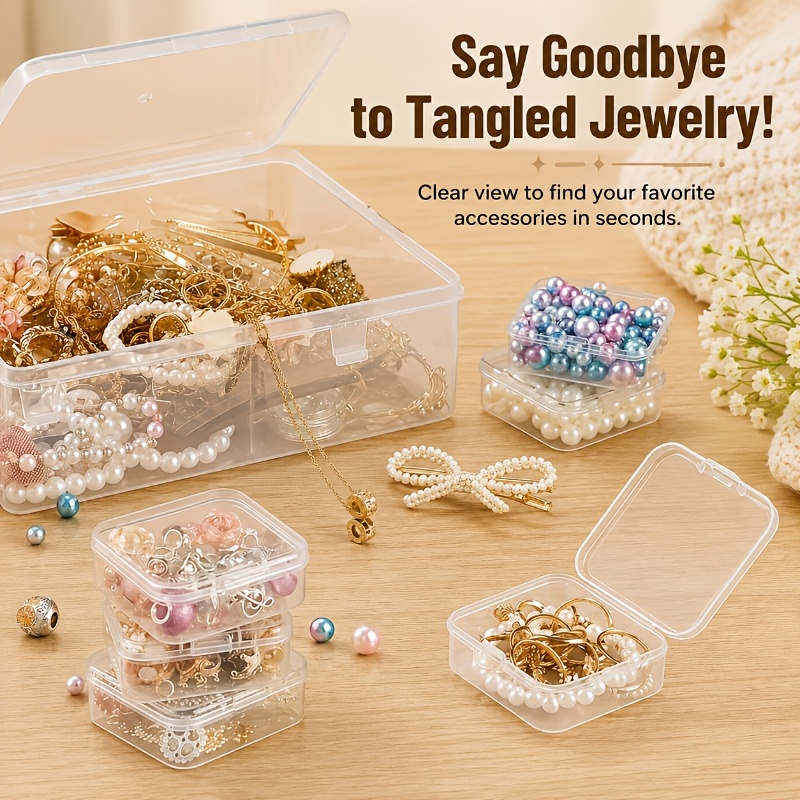 31pcs Plastic Organizer Case for Earring and Bead Storage